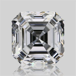 Foto Diamante Natural 1.60 quilates, Asscher , Color E, claridad VVS1 y certificado GIA de