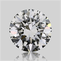 Natural Diamond 0.40 Carats, Round with Very Good Cut, I Color, VVS1 Clarity and Certified by GIA