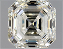 Natural Diamond 1.01 Carats, Asscher with  Cut, L Color, VVS2 Clarity and Certified by GIA