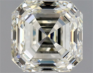 Picture of Natural Diamond 1.01 Carats, Asscher with  Cut, L Color, VVS2 Clarity and Certified by GIA