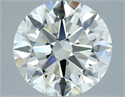 Natural Diamond 2.83 Carats, Round with Excellent Cut, I Color, IF Clarity and Certified by IGI