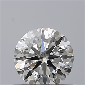 Picture of Natural Diamond 0.51 Carats, Round with Excellent Cut, F Color, VS1 Clarity and Certified by IGI