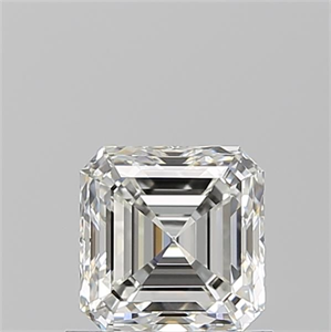 Foto Diamante Natural 0.90 quilates, Asscher , Color H, claridad VVS2 y certificado GIA de