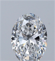 Diamante Natural 0.55 quilates, Ovalado , Color E, claridad VVS1 y certificado GIA