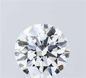 Picture of Lab Grown Diamond 2.00 Carats, Round with Ideal Cut, D Color, VVS2 Clarity and Certified by IGI