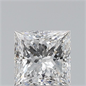 Natural Diamond 0.70 Carats, Princess with  Cut, D Color, VS1 Clarity and Certified by GIA