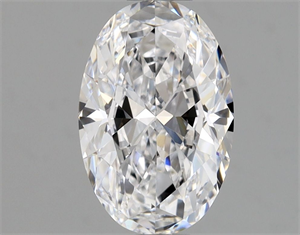 Picture of Natural Diamond 0.70 Carats, Oval with  Cut, D Color, VVS2 Clarity and Certified by GIA