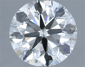 Picture of Natural Diamond 2.87 Carats, Round with Excellent Cut, H Color, SI1 Clarity and Certified by IGI