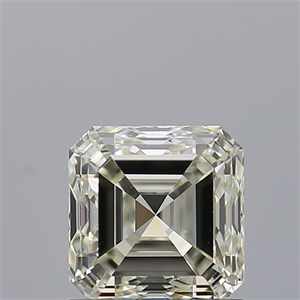 Picture of Natural Diamond 1.00 Carats, Asscher with  Cut, J Color, VVS2 Clarity and Certified by IGI