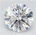 Del inventario de diamantes de laboratorio, 2.05 quilates, Redondo , Color D, claridad IF y certificado IGI