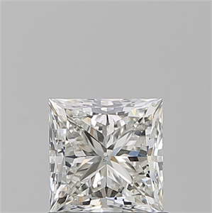 Picture of Natural Diamond 1.01 Carats, Princess with  Cut, J Color, SI1 Clarity and Certified by GIA