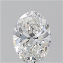 Natural Diamond 1.20 Carats, Oval with  Cut, F Color, VVS2 Clarity and Certified by GIA