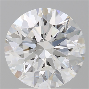 Picture of Lab Grown Diamond 3.10 Carats, Round with Ideal Cut, E Color, VVS2 Clarity and Certified by IGI