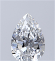 Diamante Natural 0.50 quilates, De pera , Color D, claridad VS2 y certificado GIA