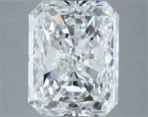 Picture of Natural Diamond 5.05 Carats, Radiant with  Cut, D Color, VVS1 Clarity and Certified by GIA