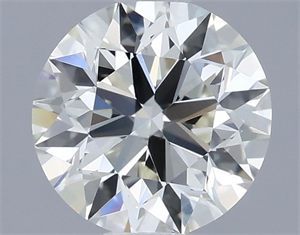 Picture of Natural Diamond 0.60 Carats, Round with Excellent Cut, I Color, VS2 Clarity and Certified by IGI