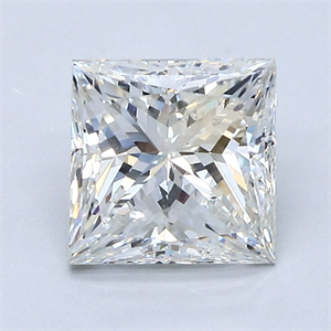 Foto Diamante Natural 2.01 quilates, Princesa , Color I, claridad SI2 y certificado GIA de
