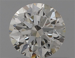 Picture of Natural Diamond 0.43 Carats, Round with Excellent Cut, I Color, VVS1 Clarity and Certified by GIA