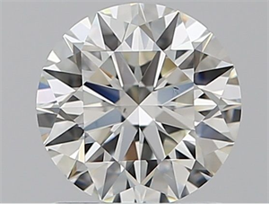 Picture of Natural Diamond 1.10 Carats, Round with Excellent Cut, H Color, VS2 Clarity and Certified by HRD
