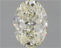 Natural Diamond 2.02 Carats, Oval with  Cut, L Color, VS2 Clarity and Certified by GIA