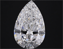 Diamante Natural 4.02 quilates, De pera , Color E, claridad VVS1 y certificado GIA