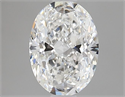 Diamante Natural 0.50 quilates, Ovalado , Color F, claridad IF y certificado GIA