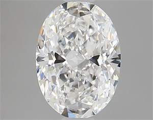 Foto Diamante Natural 0.50 quilates, Ovalado , Color F, claridad IF y certificado GIA de