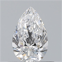 Natural Diamond 0.50 Carats, Pear with  Cut, D Color, VS1 Clarity and Certified by GIA