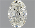 Natural Diamond 1.08 Carats, Oval with  Cut, K Color, VVS1 Clarity and Certified by GIA