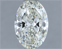 Diamante Natural 1.00 quilates, Ovalado , Color J, claridad VVS1 y certificado IGI