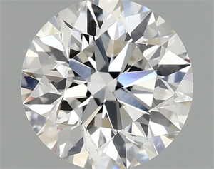 Picture of Lab Grown Diamond 1.08 Carats, Round with Excellent Cut, F Color, VS1 Clarity and Certified by IGI