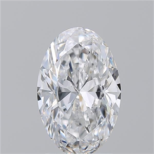 Picture of Natural Diamond 2.01 Carats, Oval with  Cut, D Color, SI1 Clarity and Certified by GIA