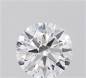 Lab Grown Diamond 1.07 Carats, Round with Ideal Cut, D Color, VVS1 Clarity and Certified by IGI
