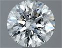 Natural Diamond 1.00 Carats, Round with Excellent Cut, H Color, SI2 Clarity and Certified by GIA