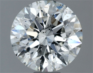Picture of Natural Diamond 1.00 Carats, Round with Excellent Cut, H Color, SI2 Clarity and Certified by GIA