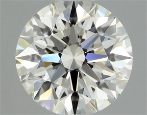 Foto Diamante Natural 0.58 quilates, Redondo , Color I, claridad IF y certificado GIA de