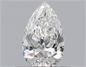 Natural Diamond 0.37 Carats, Pear with  Cut, F Color, SI1 Clarity and Certified by GIA
