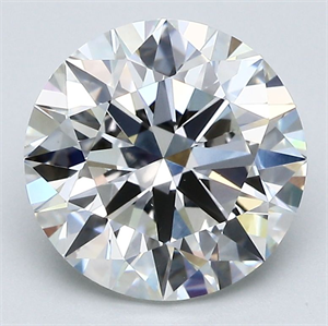 Picture of Natural Diamond 3.30 Carats, Round with Excellent Cut, G Color, VS1 Clarity and Certified by GIA