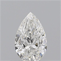 Natural Diamond 0.51 Carats, Pear with  Cut, F Color, VVS2 Clarity and Certified by GIA