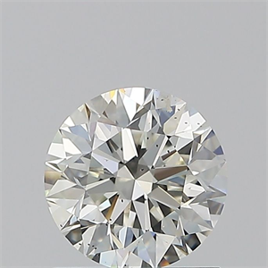 Picture of Natural Diamond 1.00 Carats, Round with Excellent Cut, J Color, SI2 Clarity and Certified by GIA