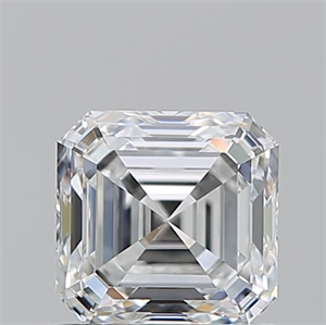 Picture of Natural Diamond 1.02 Carats, Asscher with  Cut, E Color, VVS1 Clarity and Certified by GIA