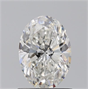 Diamante Natural 1.01 quilates, Ovalado , Color G, claridad SI2 y certificado GIA