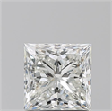 Natural Diamond 1.50 Carats, Princess with  Cut, I Color, VS1 Clarity and Certified by GIA