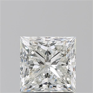 Picture of Natural Diamond 1.50 Carats, Princess with  Cut, I Color, VS1 Clarity and Certified by GIA