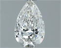 Natural Diamond 0.60 Carats, Pear with  Cut, G Color, VS1 Clarity and Certified by GIA