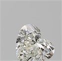 Natural Diamond 0.52 Carats, Heart with  Cut, K Color, VVS1 Clarity and Certified by GIA