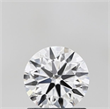 Lab Grown Diamond 1.09 Carats, Round with Ideal Cut, D Color, VVS1 Clarity and Certified by IGI