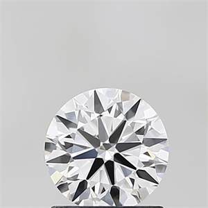 Picture of Lab Grown Diamond 1.09 Carats, Round with Ideal Cut, D Color, VVS1 Clarity and Certified by IGI