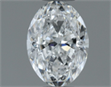 Natural Diamond 0.71 Carats, Oval with  Cut, E Color, VS1 Clarity and Certified by GIA