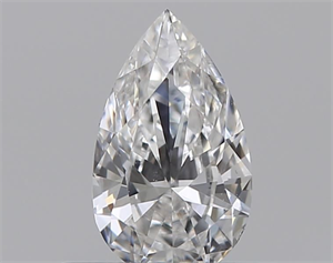 Picture of Natural Diamond 0.30 Carats, Pear with  Cut, E Color, VS2 Clarity and Certified by GIA